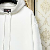 定番EU製＆定価4万◆UABONI*Paris*パーカー*ユアボニ*パリ発◆上質コットン 個性 ゆったり 油絵 英字 スウェット ユニセックス L/48サイズ_画像4