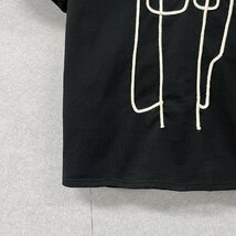 個性・半袖Tシャツ 定価2万◆Emmauela・イタリア・ミラノ発◆上品 ソフト 吸汗 オシャレ ロープ刺繍 トップス スウェット ユニーク L/48_画像5