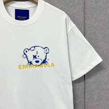 高級・半袖Tシャツ 定価2万◆Emmauela・イタリア・ミラノ発◆定番 快適 通気 吸汗 クマ ロゴ 可愛い スウェット カットソー 日常 M/46_画像7