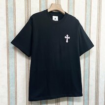 上級 定価2万 FRANKLIN MUSK・アメリカ・ニューヨーク発 半袖Tシャツ 上質 薄手 吸汗速乾 個性 ICT カシューナッツ柄 トップス サイズ3_画像9