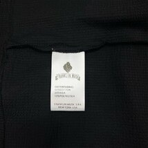 最高級 定価3万 FRANKLIN MUSK・アメリカ・ニューヨーク発 半袖Tシャツ シルク/綿混 薄手 涼しい 通気 ストレッチ性 紳士 サイズ2_画像8