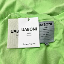 一枚限定EU製＆定価2万◆UABONI*Paris*半袖Tシャツ*ユアボニ*パリ発◆コットン 薄手 落書き 英字 ボディバッグ付き レジャー 街着 XL/50_画像9