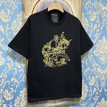 定価2万★christian milada・ミラノ発・半袖Tシャツ★コットン100％ 上品 薄手 吸汗速乾 通気 ユニコーン スウェット 男女兼用 2XL/52_画像10