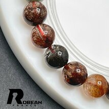 綺麗 EU製 定価6万円★ROBEAN・ガーデンルチルクォーツ★パワーストーン ブレスレット 天然石 庭園水晶 浄化 綺麗 8.7-9.3mm 1001G910_画像4