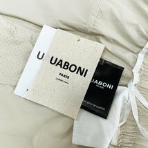 上品EU製＆定価3万◆UABONI*Paris*ショートパンツ*ユアボニ*パリ発◆薄手 通気 速乾 無地 ハーフパンツ ボトムス 短パン レジャー M/46_画像9