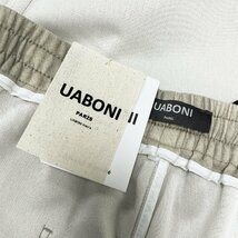 個性EU製＆定価3万◆UABONI*Paris*ショートパンツ*ユアボニ*パリ発◆吸汗 ソフト ダメージ加工 刺繍 半ズボン ハーフパンツ スポーツ M/46_画像10