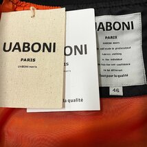 最上級EU製＆定価6万◆UABONI*Paris*ユアボニ*フライトジャケット*フランス◆薄手 高級刺繍U.S.A.F 84 Air force 18TH MA-1 ミリタリー M_画像9