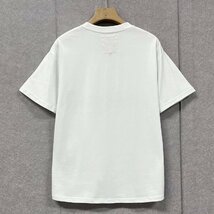 人気・半袖Tシャツ 定価2万◆Emmauela・イタリア・ミラノ発◆コットン100％ 快適 高級 通気 おしゃれ 菊 スウェット カットソー トップス52_画像2