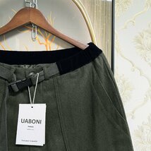 人気EU製＆定価5万◆UABONI*Paris*スラックス*ユアボニ*パリ発◆高品質カシミヤ ソフト 厚手 通気 ズボン ロングパンツ ボトムス 通勤 XL_画像5