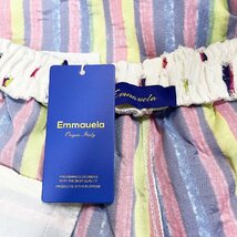 個性・ショートパンツ 定価2万◆Emmauela・イタリア・ミラノ発◆コットン100％ 上品 通気 快適 総柄 スウェット 短パン 日常 2XL/52サイズ_画像10