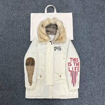 新品同様 参考定価40万 VISVIM ビズビム 19AW VALDEZ COAT COLLAGE IVORY 天然染料 泥染加工 重厚 0119205013006 中村ヒロキ サイズ3_画像10