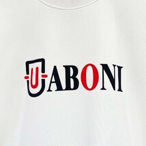 上級EU製＆定価4万◆UABONI*Paris*トレーナー*ユアボニ*パリ発◆エジプト綿 ソフト 通気 快適 スウェット ロゴ おしゃれ 男女兼用 M/46_画像5