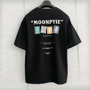 春夏・半袖Tシャツ 定価2万◆Emmauela・イタリア・ミラノ発◆コットン100％ 薄手 吸汗速乾 通気 スウェット 日常 レジャー XL/50サイズ