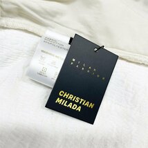 最高峰EU製・定価5万★christian milada・ミラノ発・ロングパンツ★快適 高級 個性 ギャザー ボトムス ゆったり スウェット 2XL/52サイズ_画像8