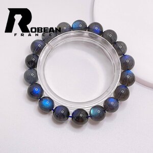 綺麗 EU製 定価6万円★ROBEAN・ムーンストーン★パワーストーン ブレスレット アクセサリー 幸運 開運 浄化 綺麗 11.2-11.8mm 1001G1078