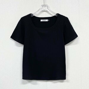  high class Europe made * regular price 2 ten thousand * BVLGARY a departure *RISELIN short sleeves T-shirt ventilation thin slim Fit plain summer knitted short lady's L
