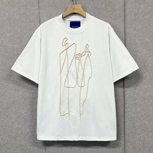 上品・半袖Tシャツ 定価2万◆Emmauela・イタリア・ミラノ発◆上品 ソフト