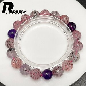 ..EU made regular price 9 ten thousand jpy *ROBEAN* super-seven * Power Stone bracele natural stone raw ore amulet present 10.2-10.7mm 1002H062