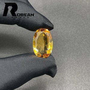 高級 EU製 定価16万円★ROBEAN・シトリンファントム★パワーストーン 天然石 原石 綺麗 高級 お守り 12.7*19.6*6.4mm 1001G1337