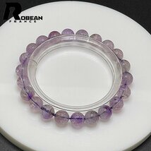 逸品 EU製 定価9万円★ROBEAN・花火スーパーセブン・ブラック★パワーストーン ブレスレット 天然石 プレゼント 8.3-8.8mm C329030_画像6