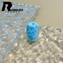 レア EU製 定価6万円★ROBEAN・チベット天珠★パワーストーン アクセサリー ラリマー 天然石 癒し 平和 お守り 約20.1*14.7mm Y510008_画像7