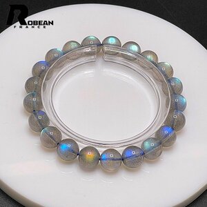  rare EU made regular price 7 ten thousand jpy *ROBEAN* moonstone * Power Stone bracele accessory .. better fortune .. beautiful 9-9.6mm C506467