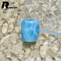 高級 EU製 定価9万円★ROBEAN・チベット天珠★パワーストーン アクセサリー ラリマー 天然石 癒し 平和 お守り 約23.1*19.8mm Y513017_画像3