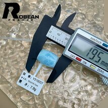 貴重 EU製 定価5万円★ROBEAN・チベット天珠★パワーストーン アクセサリー ラリマー 天然石 癒し 平和 お守り 約19.5*14.7mm Y510007_画像9