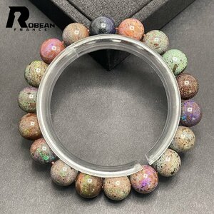 上品 EU製 定価21万円★ROBEAN・オパール★パワーストーン ブレスレット 天然石 ミックスカラー お守り 高級 11.3-11.8mm 1002H261