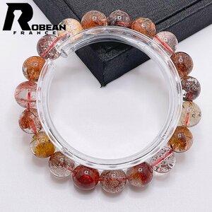  rare EU made regular price 8 ten thousand jpy *ROBEAN* garden rutile quartz * Power Stone bracele natural stone garden crystal .. beautiful 10.9-11.6mm 1008J114