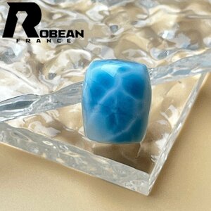 高級 EU製 定価8万円★ROBEAN・チベット天珠★パワーストーン アクセサリー ラリマー 天然石 癒し 平和 お守り 約17.1*14.6mm 1003k404