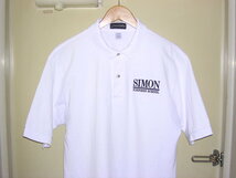 90s InnerHarbor 企業物 刺繍ロゴ ポロシャツ L 白 vintage old Tシャツ_画像2