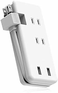 エレコム 電源タップ USB ケーブル収納 12W コンセント×3個口 USB-A×2ポート ホワイト ECT-1702W