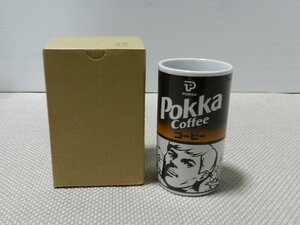 POKKA　缶コーヒーみたいな陶器カップ　昭和レトロ