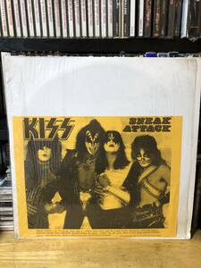 KISS/SNEAK ATTACK 2LP(2枚組) 77年ライヴ　シュリンク有り