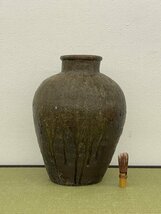 華道具 鎌倉時代古備前壷 備前焼 壺 壷 花生 花瓶 花入 骨董品 美術品 4497qifzN_画像3