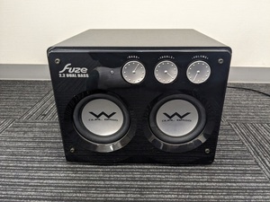 KO a80 FUZE アンプ内蔵2.2スピーカーシステム AVS220 フューズ株式会社 通電のみ確認 現状品