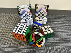 ka 60 ルービックキューブまとめて６個 Rubiks ３×3・３×1・５×5　サークル型 中古 汚れあり メガハウス
