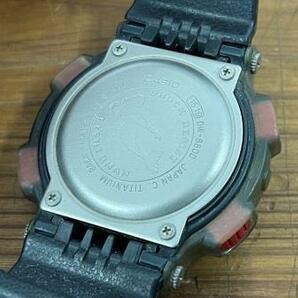 Arコンパクト 稼働品 CASIO カシオ G-SHOCK Gショック FISHERMAN フィッシャーマン DW-8600 現状品 チタン 樹脂 デジタル 腕時計の画像8