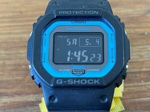 Arコンパクト 稼働品 CASIO カシオ G-SHOCK ジーショック GW-B5600 ラバーベルト デジタル 時計 腕時計 パープル グリーン 現状品