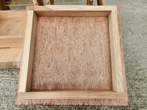 大工OB作製・日本蜜蜂４段重箱式巣箱、ミツバチ、柾目使用（焼き無し）_画像9