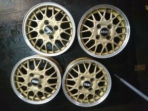 BBS　13インチ　4.00J+45　PCD100　 アルミホイール4本セット