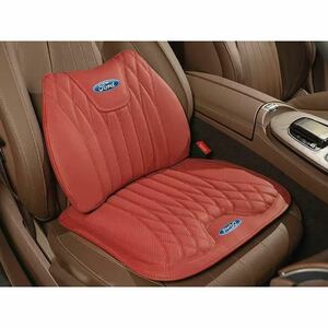 ◆Ford FORD◆レッド◆Seatクッション vehicle用 Seat cover ナッパ レザー 腰当て 滑り止め 弾性 座布団1点+腰クッション1点