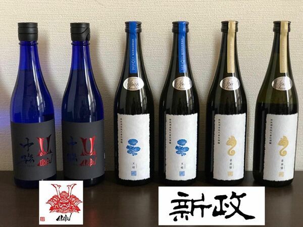 【新政酒造】　　天蛙　亜麻猫スパーク＋数量限定 AKABU中務裕太氏コラボ酒の6本セット