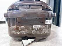 SR-HVD1080 ブラウン パナソニック Panasonic IHジャー炊飯器 (5.5合炊き)　2019年製 通電確認済み 動作品　中古（ス095）_画像3