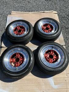 レーシングフォージ RACINGFORG weds ウェッズ　13 Inch　7.5J 4本 114.3 当時物 旧vehicle 深リム レア 希少