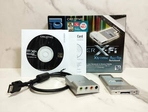 ★クリエイティブ(CREATIVE)★ノートPC用サウンドカード★Sound Blaster X-Fi Xtreme Audio Notebook★SB-XFI-XAN★ExpressCard/54対応★