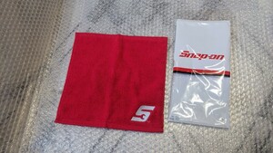 Snap-on hand towel red unused handkerchie Snap-on towel Snap-on Snapon