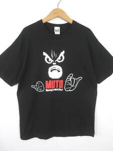 武藤啓司 × BAD BOY ★ コラボ Tシャツ XL 黒 ★ バッドボーイ プロレスリング マスターズ 全日本プロレス ムタ