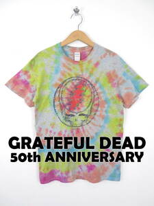 グレイトフルデッド ★ 50周年 パーキングロット Tシャツ M ★ GRATEFUL DEAD ラスト コンサート ライブ ファイナル タイダイ ベア ツアー